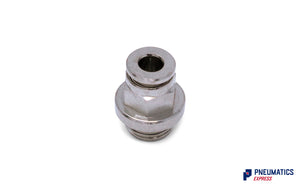 1/8" BSP to 4mm Male Stud Push-In Fitting (Nickel Plated Brass)