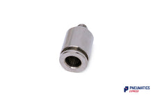 Load image into Gallery viewer, 6mm to M5 Male Stud Push-In Fitting (Nickel Plated Brass)