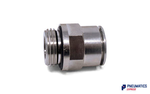 1/2" to 14mm Push-In Fitting (Nickel Plated Brass)