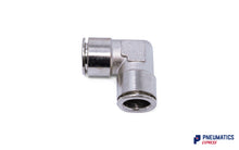 Load image into Gallery viewer, 12mm to 12mm Elbow Union Push-In Fitting (Nickel Plated Brass)