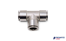 Load image into Gallery viewer, 10mm Union Tee Push-In Fitting (Nickel Plated Brass)