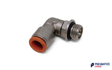 Load image into Gallery viewer, Metal Work RL31 10-1/4 10mm to 1/4" Rotary Elbow Male Brass Fitting (2L31013)