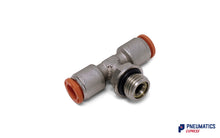 Load image into Gallery viewer, Metal Work RL32 8-1/4 8mm to 1/4" Central Tee Male Brass Fitting (2L32011)