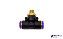 Load image into Gallery viewer, Watson Branch Tee 12mm to 1/4" Pneumatic Fitting (CTB-12-02)