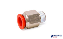 Load image into Gallery viewer, Watson Male Stud (Straight) 10mm to 1/4" Pneumatic Push-In Fitting (CTC-10-02)