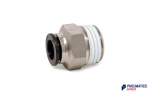 Watson Male Stud (Straight) 10mm to 1/2" Pneumatic Push-In Fitting (CTC-10-04)