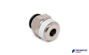 Watson Male Stud (Straight) 10mm to 1/2" Pneumatic Push-In Fitting (CTC-10-04)