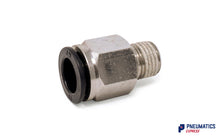 Load image into Gallery viewer, Watson Male Stud (Straight) 12mm to 1/4" Pneumatic Push-In Fitting (CTC-12-02)