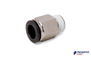 Watson Male Stud (Straight Connector) 12mm to 3/8" Pneumatic Push-In Fitting (CTC-12-03)