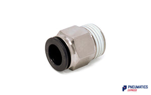 Watson Male Stud (Straight) 12mm to 1/2" Pneumatic Push-In Fitting (CTC-12-04)