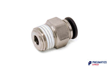 Load image into Gallery viewer, Watson Male Stud 6mm to 1/4" Pneumatic Push-In Fitting (CTC-6-02)