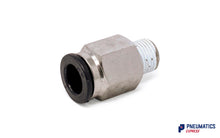 Load image into Gallery viewer, Watson Male Stud (Straight Connector) 8mm to 1/8" Pneumatic Push-In Fitting (CTC-8-01)