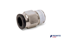 Load image into Gallery viewer, Watson Male Stud (Straight Connector) 8mm to 1/4" Pneumatic Push-In Fitting (CTC-8-02)