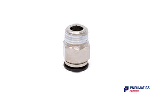 Watson Male Stud (Straight Connector) 8mm to 1/4" Pneumatic Push-In Fitting (CTC-8-02)