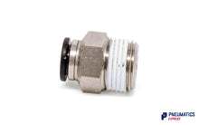 Load image into Gallery viewer, Watson Male Stud (Straight Connector) 8mm to 3/8" Pneumatic Push-In Fitting (CTC-8-03)