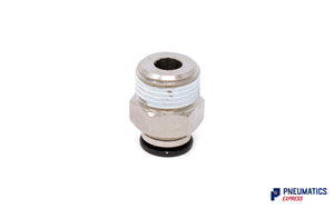 Watson Male Stud (Straight Connector) 8mm to 3/8" Pneumatic Push-In Fitting (CTC-8-03)