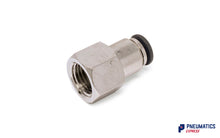 Load image into Gallery viewer, Watson Female Stud 4mm to 1/4&quot; Pneumatic Push-In Fitting (CTCC-6-02)
