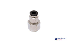 Load image into Gallery viewer, Watson Female Stud 4mm to 1/4" Pneumatic Push-In Fitting (CTCC-6-02)