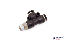 Load image into Gallery viewer, Watson Run Tee 6mm to 1/8" Pneumatic Fitting (CTD-6-01)
