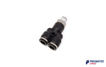 Load image into Gallery viewer, Watson Branch Y 8mm to 1/8" Pneumatic Fitting (CTX-8-01)