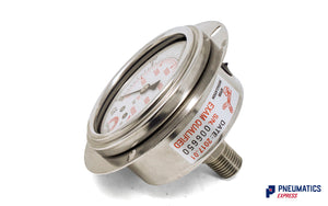 Watson Stainless Steel 400K Flange Back Connection Pressure Gauge