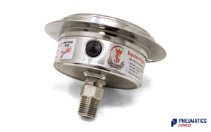 Watson Stainless Steel 400K Flange Back Connection Pressure Gauge