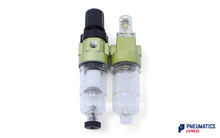 Load image into Gallery viewer, Knocks FDO.01 G AM10 FRL (with G40 Gauge) Service Unit Assemblies, 1/4" (Auto Drain)