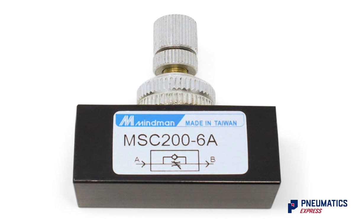 Fc Flo Control Mindman MSC-200-6A FC Flow Control Valve – Pneumatics Express