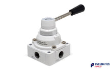 Load image into Gallery viewer, Mindman MVHC-200-4H-8A Hand Lever Valve 1/4" (3 Positions)