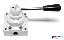 Load image into Gallery viewer, Mindman MVHC-200-4H-8A Hand Lever Valve 1/4" (3 Positions)