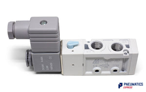Mindman MVSC-220-4E1-AC110-L-G, 5/2 G1/4" LED Indicator