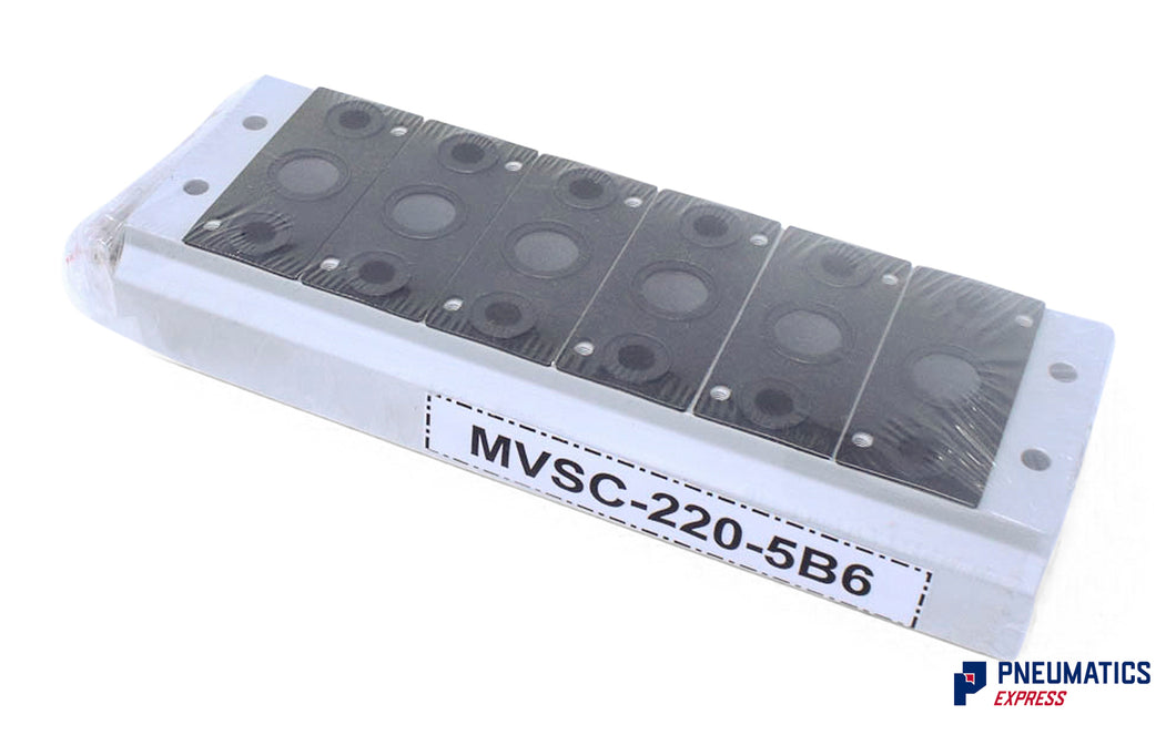 Mindman MVSC-220-5B6 Manifold (for MVSC-220 Valves)