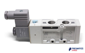 Mindman MVSC-300-4E1 Solenoid Valve (AC110v/AC220v/DC24v) 5/2, 3/8"