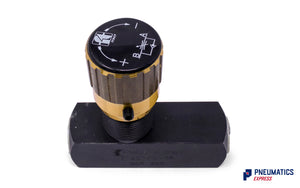 Tognella FT 257/5-38 | 1-Way Hydraulic Flow Regulator 3/8" (Max 400 bar)