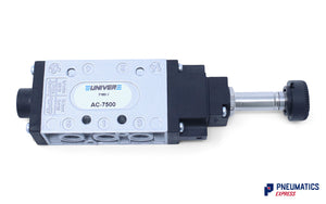 Univer AC-7500 Solenoid Valve, G1/8", 5/2 Way (AC220v/AC110v/DC24v)