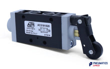 Load image into Gallery viewer, API AC2181520 Mechanical Valve 1/8&quot; 5/2 Bi-directional Lever and Roller