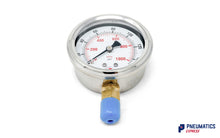 Load image into Gallery viewer, Watson Stainless Steel 150PSI Pressure Gauge (Bottom Entry) 1/4&quot; BSP