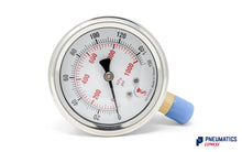 Load image into Gallery viewer, Watson Stainless Steel 150PSI Pressure Gauge (Bottom Entry) 1/4&quot; BSP