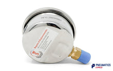 Load image into Gallery viewer, Watson Stainless Steel 150PSI Pressure Gauge (Bottom Entry) 1/4" BSP