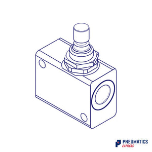 Camozzi Rfu 444 Uni-Directional In-Line Automatic Flow Control Valve General