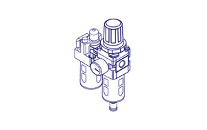 Knocks FV.01 HA4 Fine Filter, 0.3 μm , 1/4" - British Pneumatics (Online Wholesale)