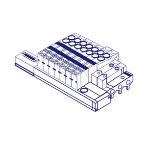 Metal Work CSA-14-00 Manifold (0222000190) 1/4" - British Pneumatics (Online Wholesale)