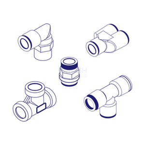 Metal Work RTJ-OSG-18-18 Rotary Joint (W0511101101) 1/8" - British Pneumatics (Online Wholesale)