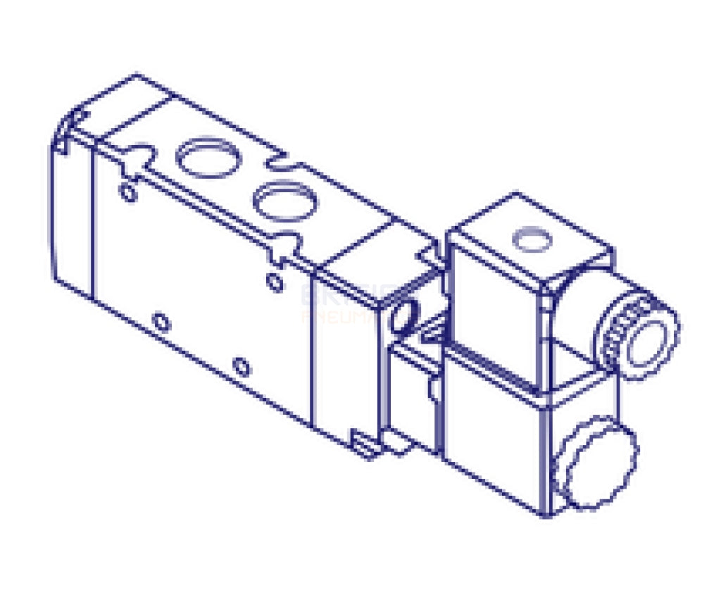 Mindman MVSC-300-4E2C AC220V Solenoid Valve 5/3 3/8